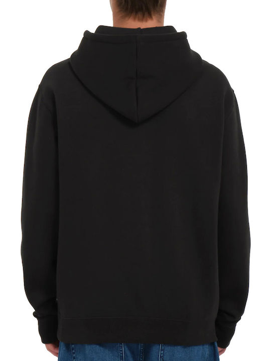 Volcom Men's Sweatshirt with Hood Black