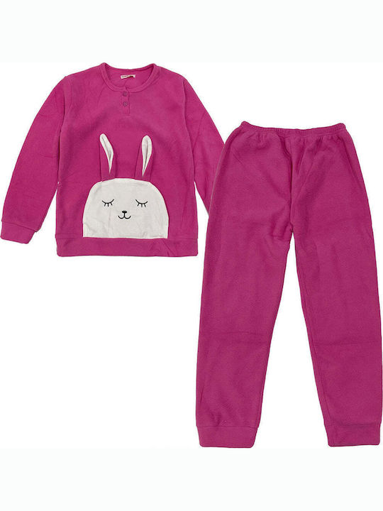 Ustyle Παιδική Πιτζάμα Χειμωνιάτικη Fleece