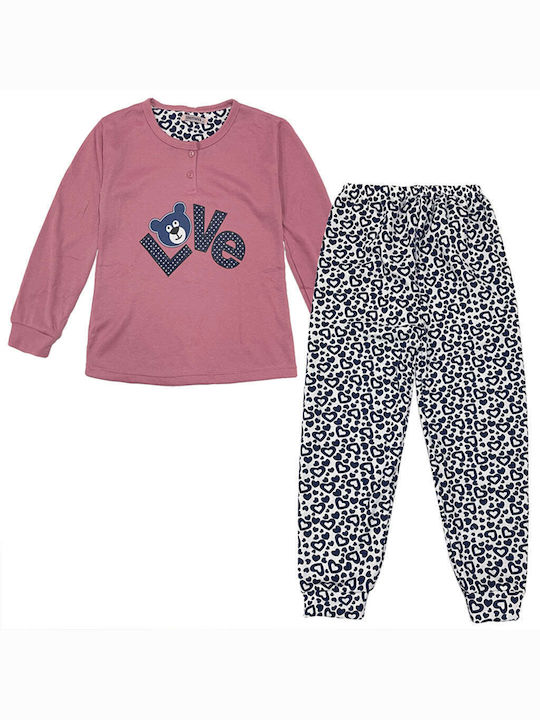 Ustyle Kids Pyjamas Winter Fleece ROZ