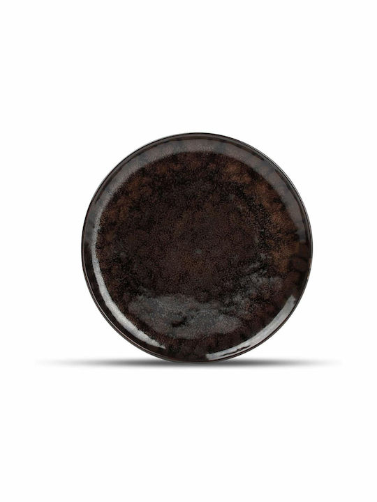 Salt & Pepper Primal Farfurie Deșert Ceramică Maro cu Diametru 21cm
