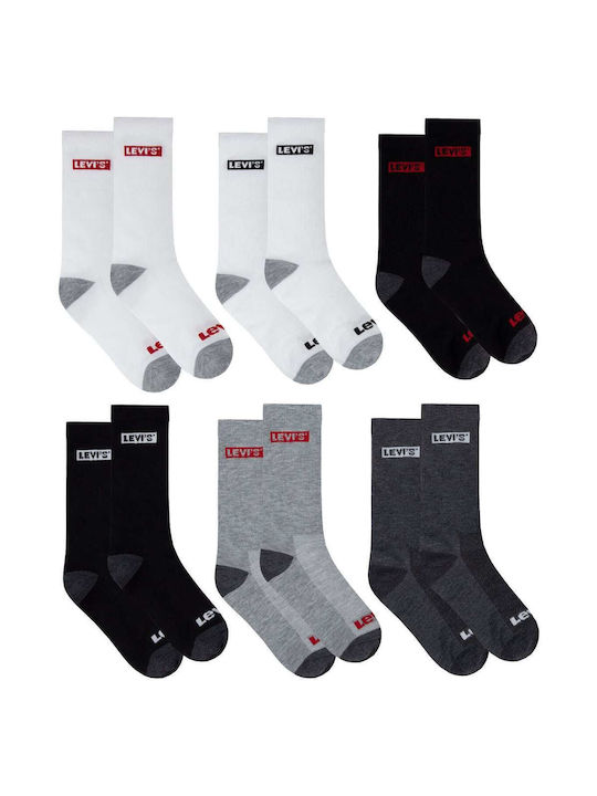 Levi's Kids' Socks dark grey 6 Pairs