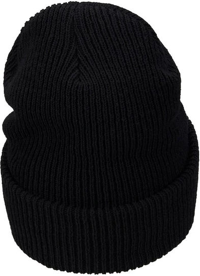 Peak Futura Beanie Unisex Σκούφος Πλεκτός σε Μαύρο χρώμα