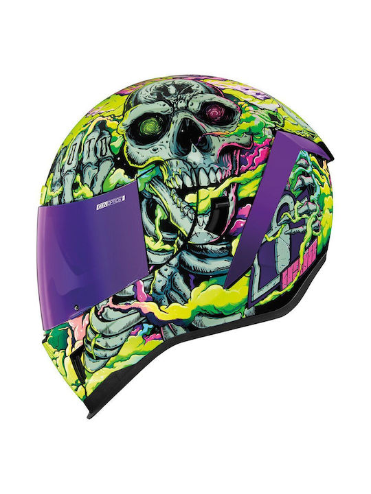 Icon Airform Hippie Dippy Motorcycle Helmet Full Face DOT