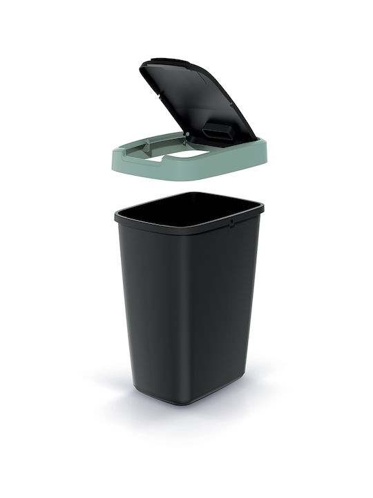 Prosperplast Пластмаса Кошче за офисни отпадъци 25лт 26.4x52.6x29.6см