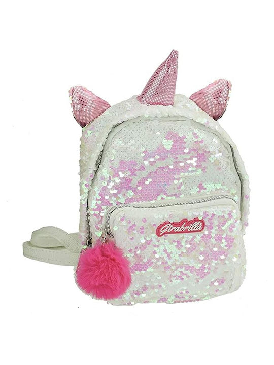 Nice Group School Bag Backpack Kindergarten in White color