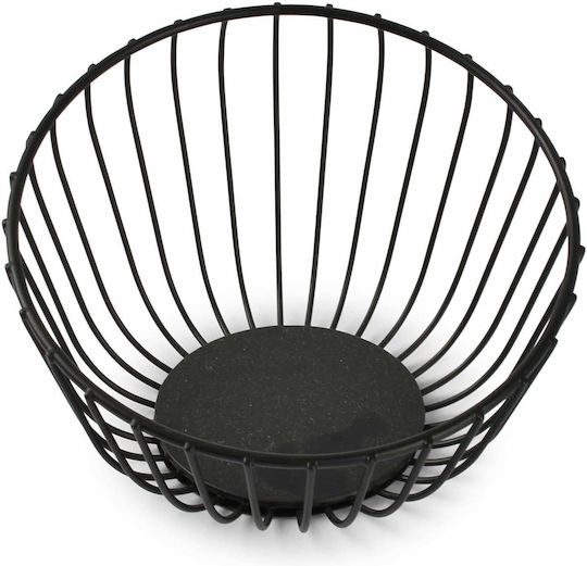 Salt & Pepper Loft Obstschale Metallisch Schwarz 16x16x10cm