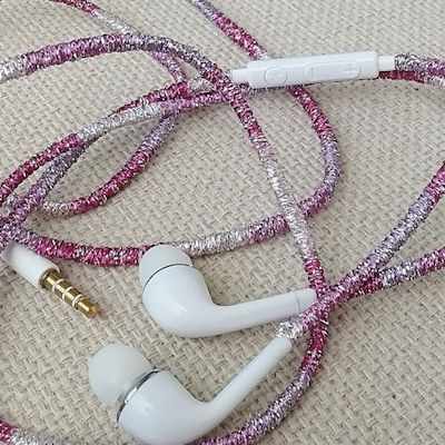 In-ear Handsfree with 3.5mm Connector Pink