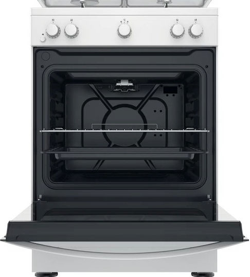 Indesit Gasherd 71Es B60cm. White