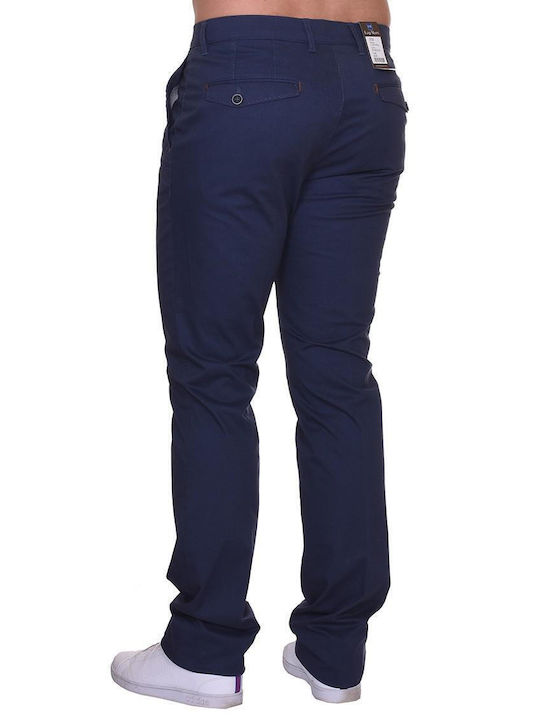 Luigi Morini Men's Trousers BLUE