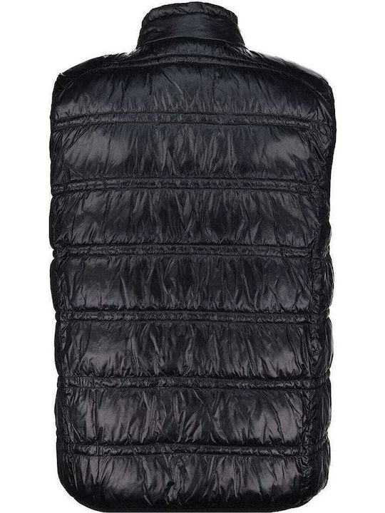 Women's Short Puffer Jacket Double Sided for Winter Green/Black