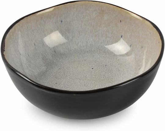 Salt & Pepper Lunar Lunar Μπωλ Σερβιρίσματος Στρογγυλό Κεραμικό Μαύρο με Διάμετρο 16εκ.