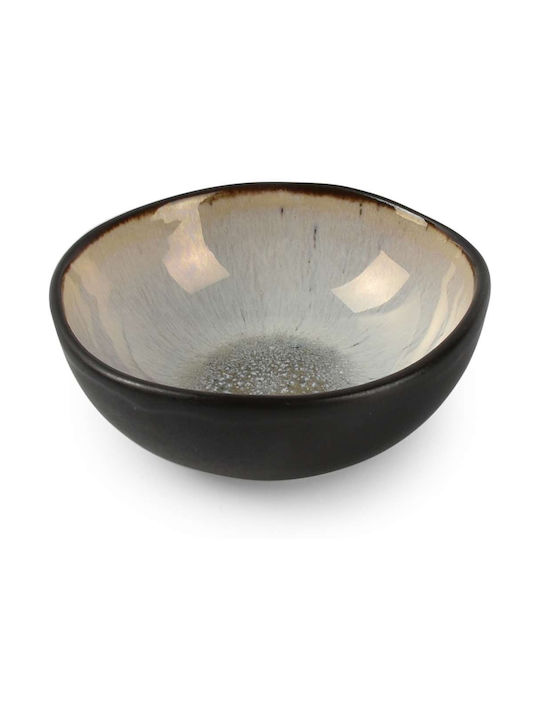 Salt & Pepper Lunar Lunar Μπωλ Σερβιρίσματος Στρογγυλό Κεραμικό Μαύρο με Διάμετρο 9εκ.