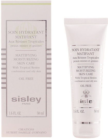 Sisley Paris Mattifying Moisturizing Skin Care With Tropical R Gel Προσώπου για Ενυδάτωση & Ρύθμιση Λιπαρότητας με Πανθενόλη 50ml