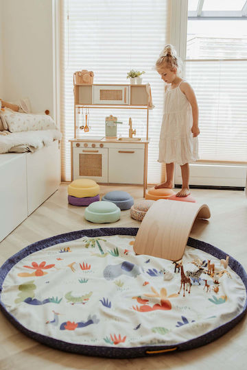 Play&go Детски Килими Многоцветен 140x140см