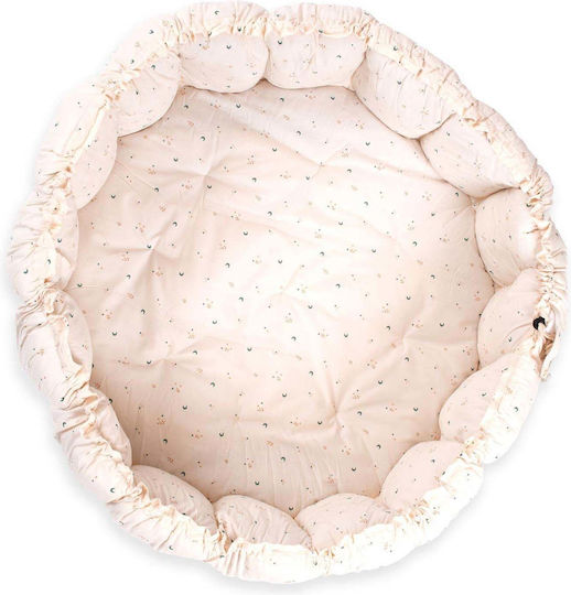 Play&go Kinder Spielmatte aus Stoff Beige 130x130cm 1Stück
