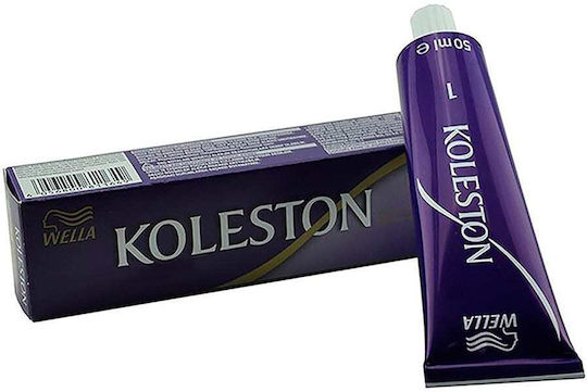 Wella Koleston Vopsea de Păr 7/01 Blond Natural Cenușiu 60ml
