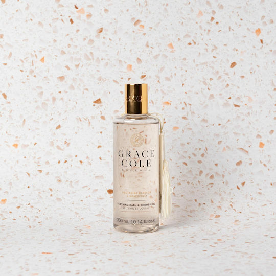 Grace Cole Nectarine Blossom & Grapefruit Αφρόλουτρο σε Gel & Άρωμα Εσπεριδοειδή 300ml