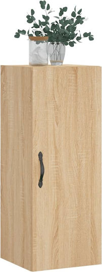 Dulap Suspendat pentru Sufragerie din Placă Aglomerată, Stejar Sonoma, 34.5x34x90cm