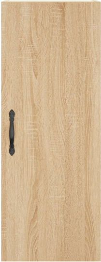 Dulap Suspendat pentru Sufragerie din Placă Aglomerată, Stejar Sonoma, 34.5x34x90cm