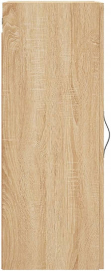 Dulap Suspendat pentru Sufragerie din Placă Aglomerată, Stejar Sonoma, 34.5x34x90cm