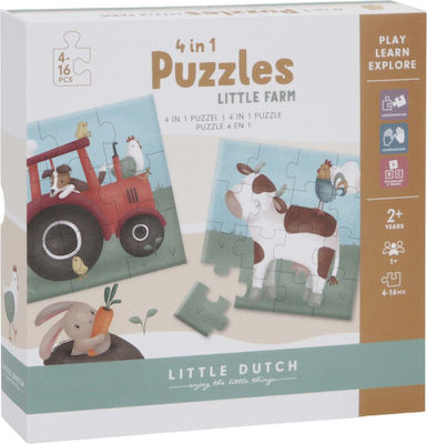 Kinderpuzzle Little Farm für 2++ Jahre 35pcs Little Dutch