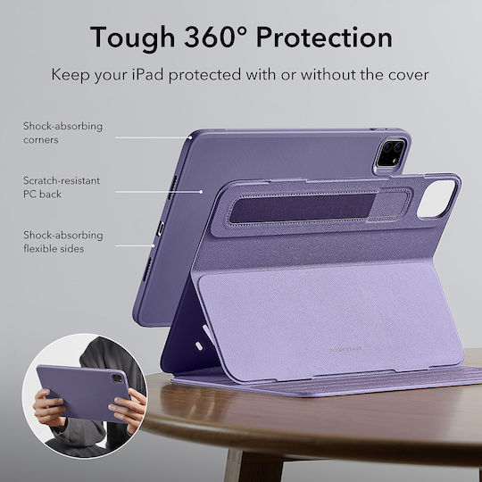 ESR Shift Magnetic Flip Cover Purple (iPad Pro 2015 12.9")