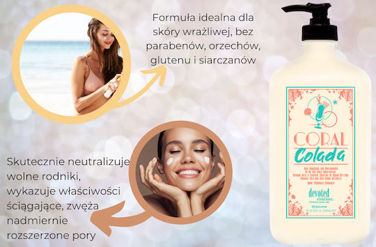 Devoted Creations Coral Colada After Sun Κρέμα με Aloe Vera 540ml