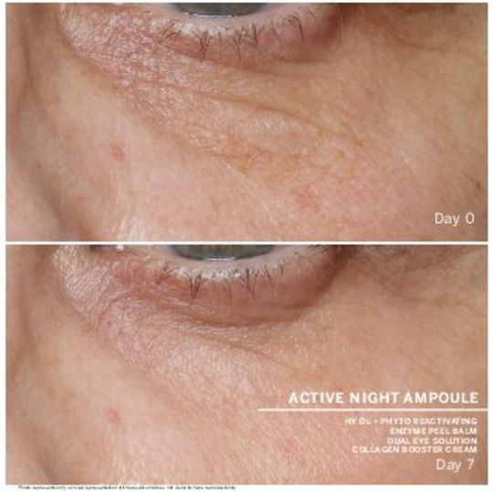 Active Night Anti-Aging Ampulle Serum für das Gesicht 7x2ml