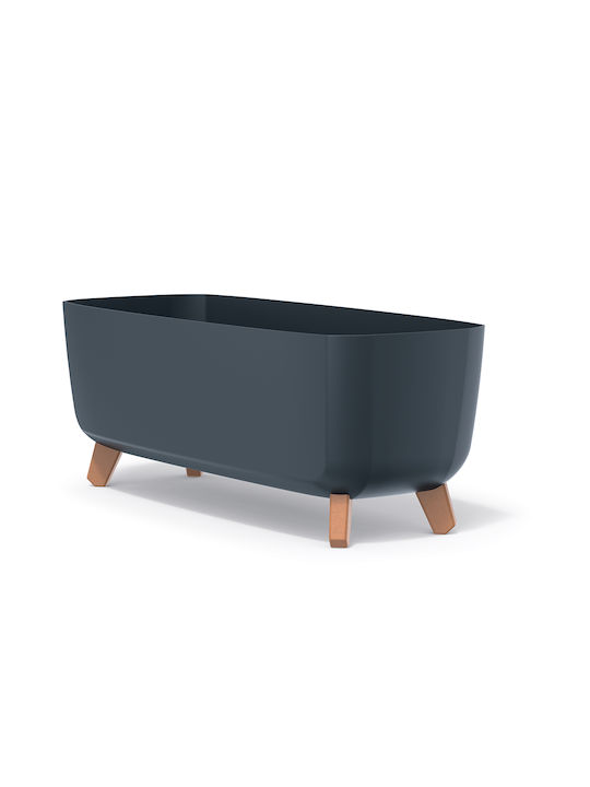 Prosperplast Gracia Case Саксия Пластмаса Въглени 58x24x23.5см.