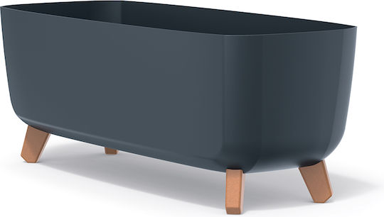 Prosperplast Gracia Case Саксия Пластмаса Въглени 58x24x23.5см.