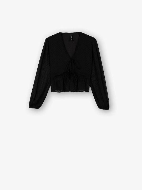 Tiffosi Kids Blouse Long Sleeve Black