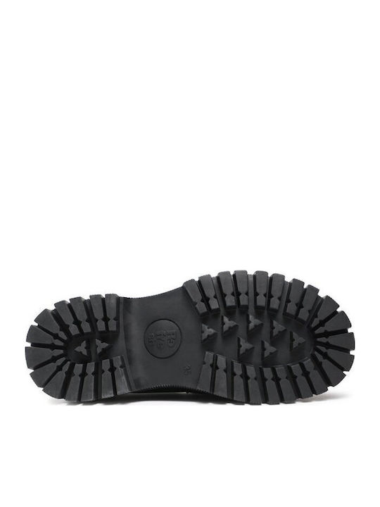 Women's Loafers in Black patent leather Color
