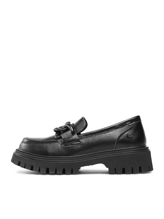 Women's Loafers in Black patent leather Color