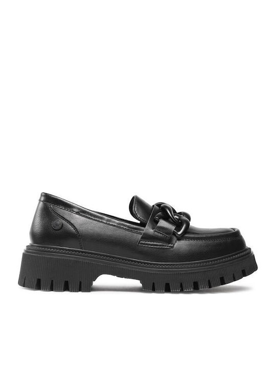 Women's Loafers in Black patent leather Color