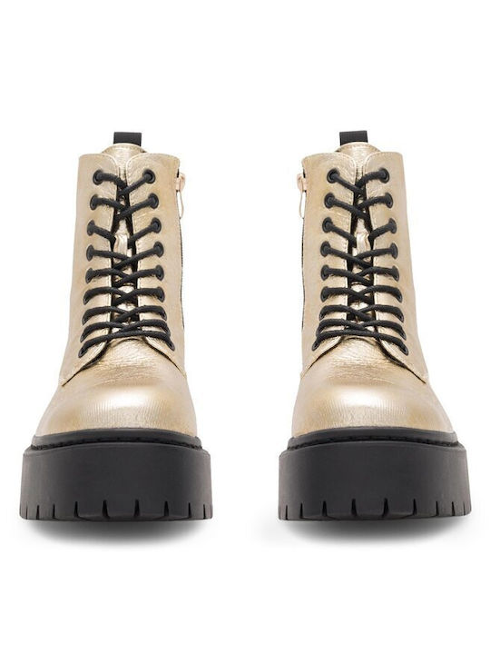 Damen Chelsea Stiefeletten Goldene