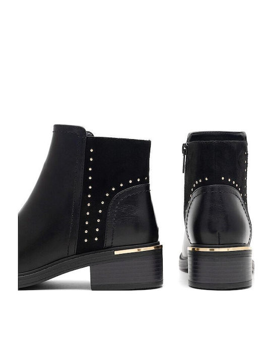 Damen Chelsea Stiefeletten Schwarz