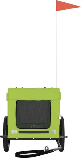 vidaXL Dog Carrying Green Stroller for 30kg Pets L120xW54.5xH53cm