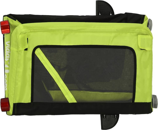 vidaXL Dog Carrying Green Stroller for 30kg Pets L120xW54.5xH53cm