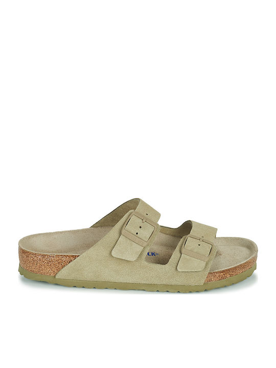 Arizona Sfb Δερμάτινα Ανδρικά Σανδάλια Faded Khaki Regular Fit