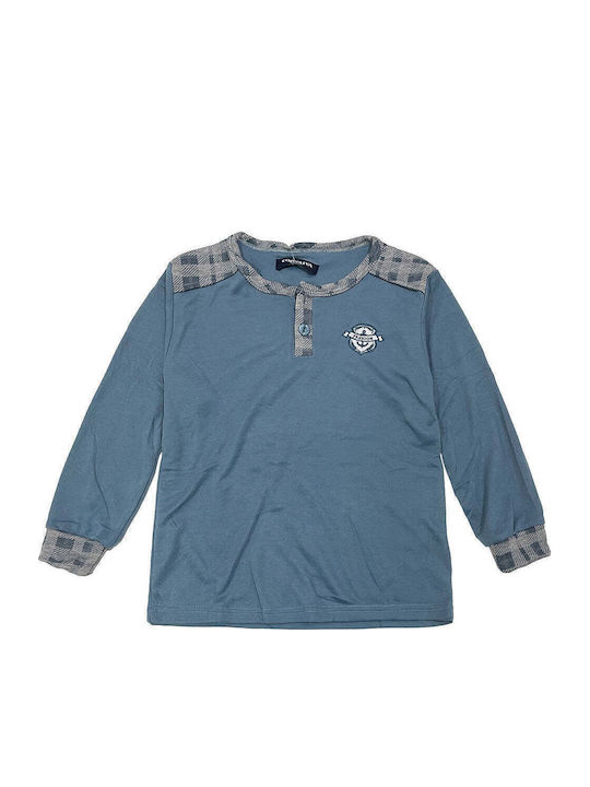 Ustyle Kids' Pajamas Winter Cotton Blue