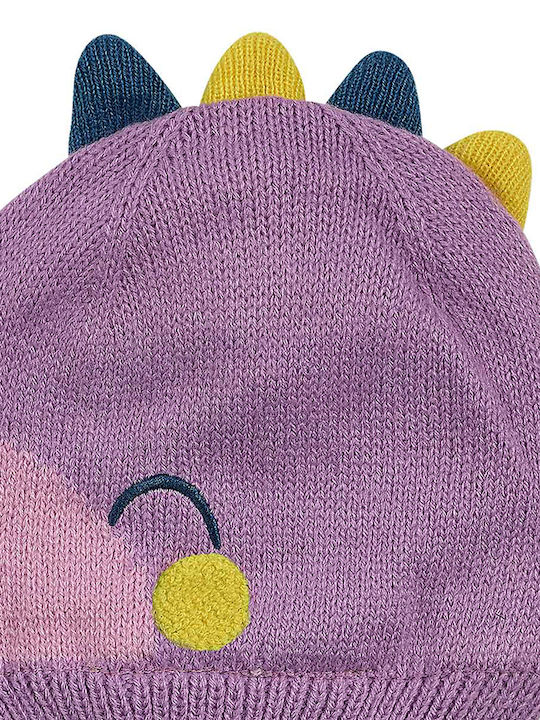Kinder Mütze Gestrickt Flieder