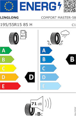 LingLong Comfort Master 195/55R15 85H Summer Tyre for Car