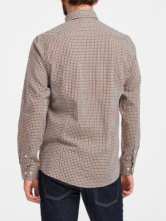 Barbour Men's Shirt Long Sleeve Cotton Checked Multicolour