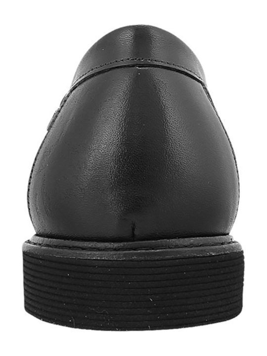 Mertin Men's Leather Loafers Black