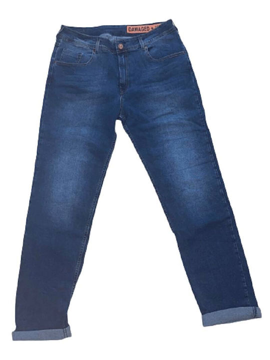 Damaged Jeans Men's Jeans Pants in Regular Fit Blue