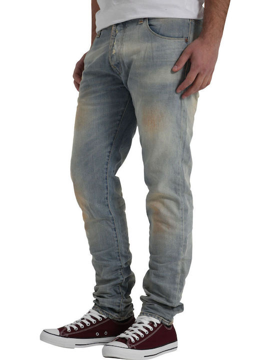 Reign Pantaloni Blugi pentru Bărbați Slim Fit Tapered Albastru Reign Pantaloni Blugi pentru Bărbați Slim Fit Tapered Albastru
