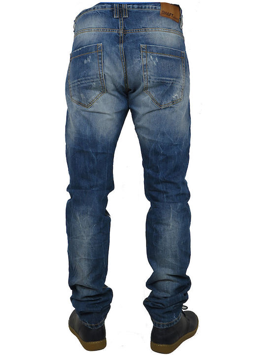 Shaft Jeans Herren Jeanshose Μπλε