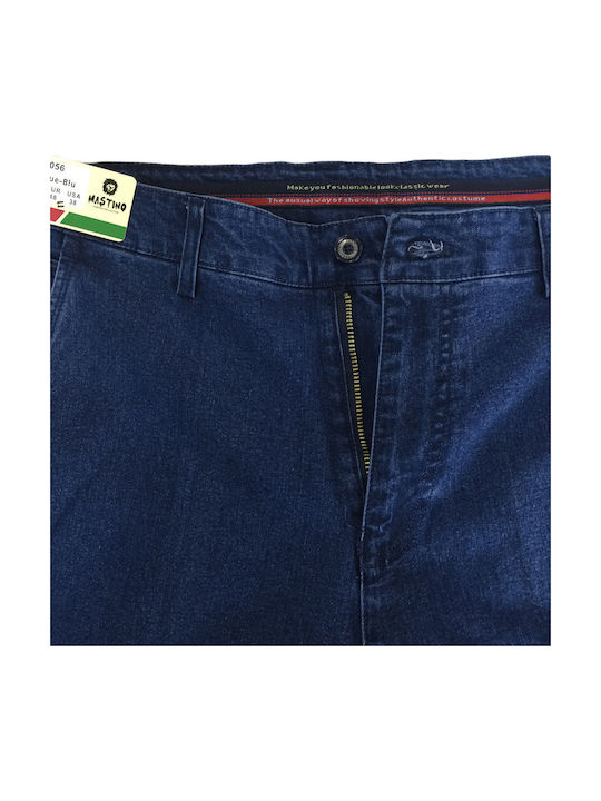 Herren Jeanshosen Regular Gerade Fit Blau