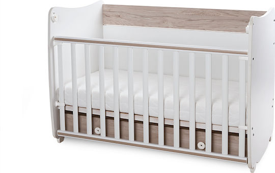 La Vie En Rose Polymorphe Babybett Dream Weiß/Hell Eiche Neu mit Schublade
