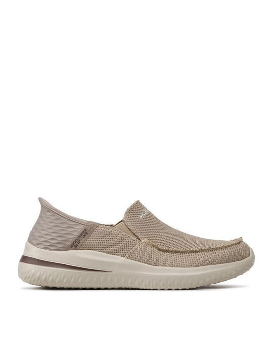Delson 30 Cabrino Men's Slip-Ons Beige